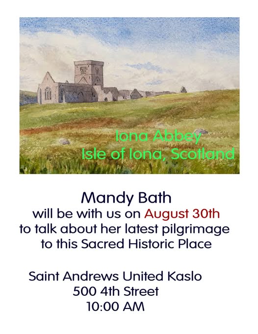 Isle of Iona Pilgrimage Talk